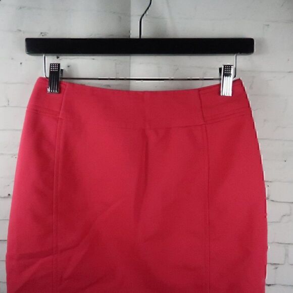 H&M PINK OFFICE WORK BUSINESS MINI SKIRT SIZE 4 - Picture 5 of 11